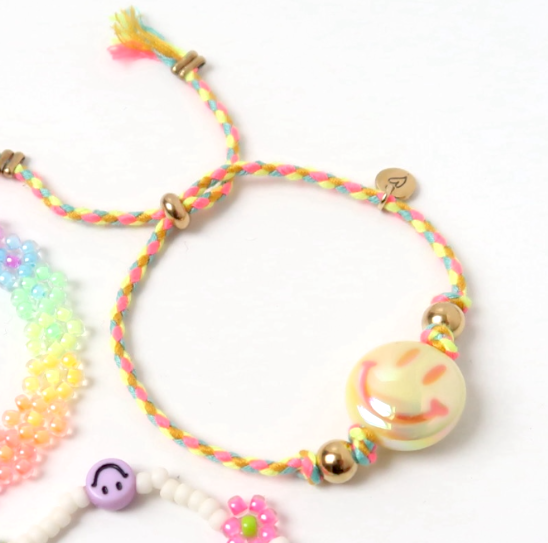 Love issue - Bracelet "Happy Smiley" Yellow-Yellow