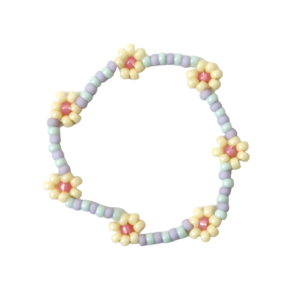 Love issue - Bracelet "Daisy" Mint lila