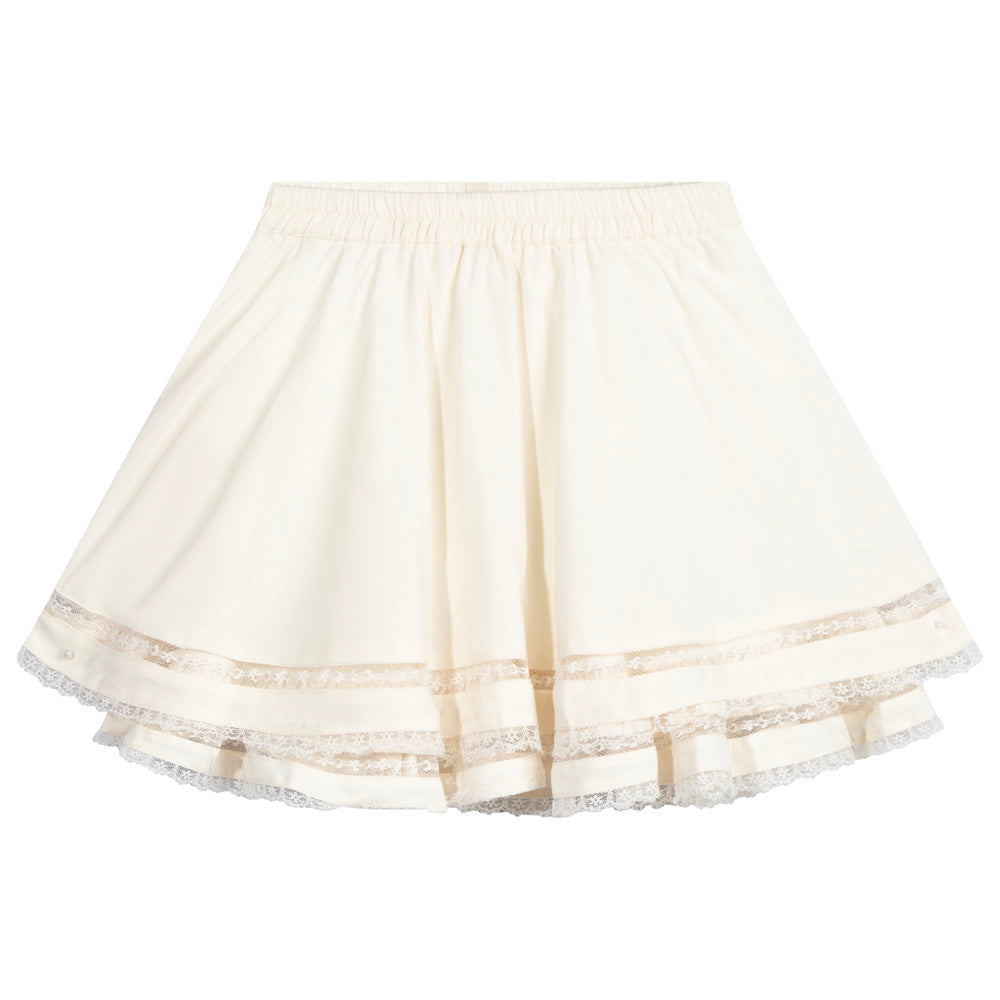 LRDM Petite Juliette Skirt Antique White