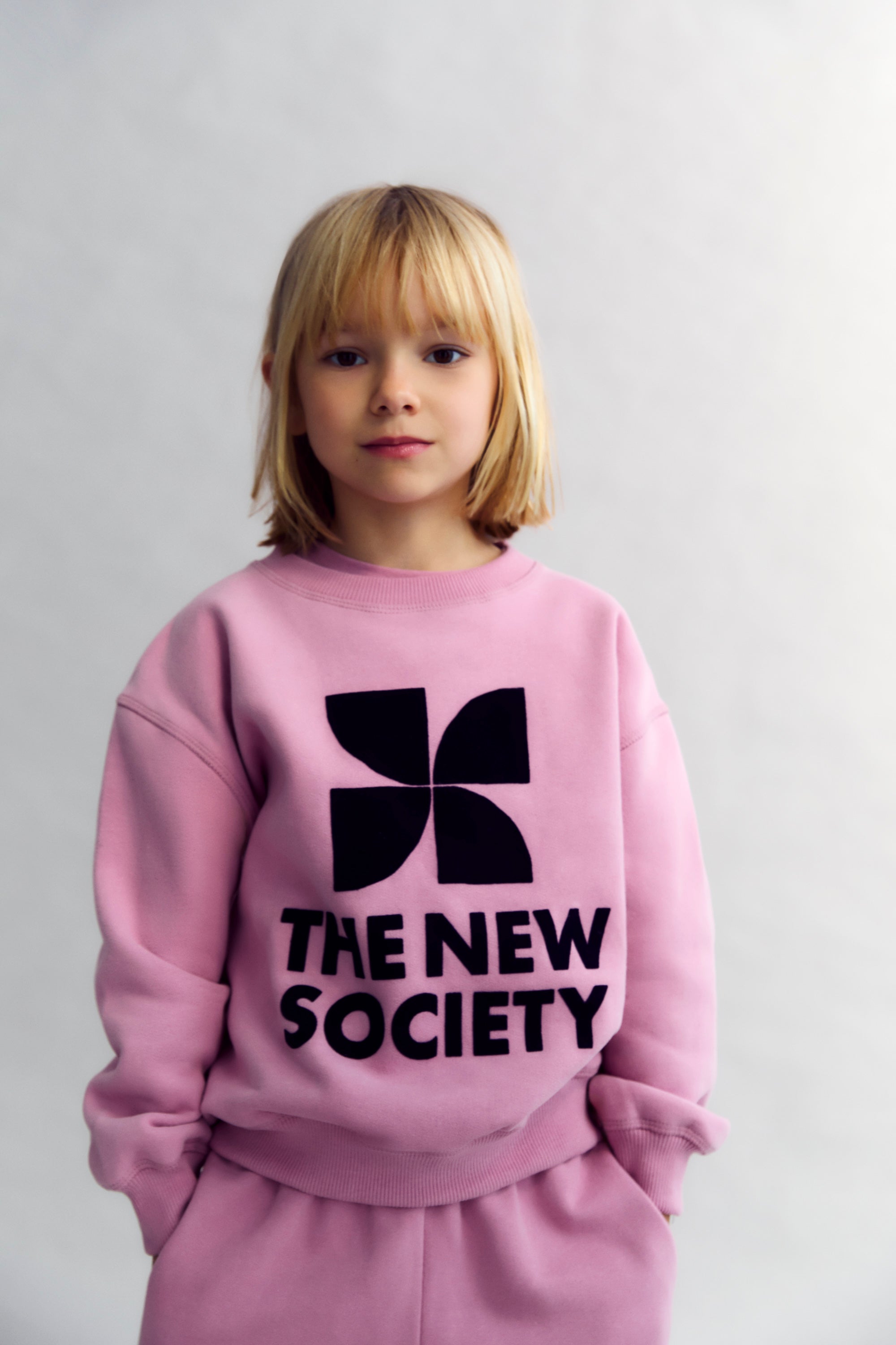 The New Society Sweatshirt Dream Blush