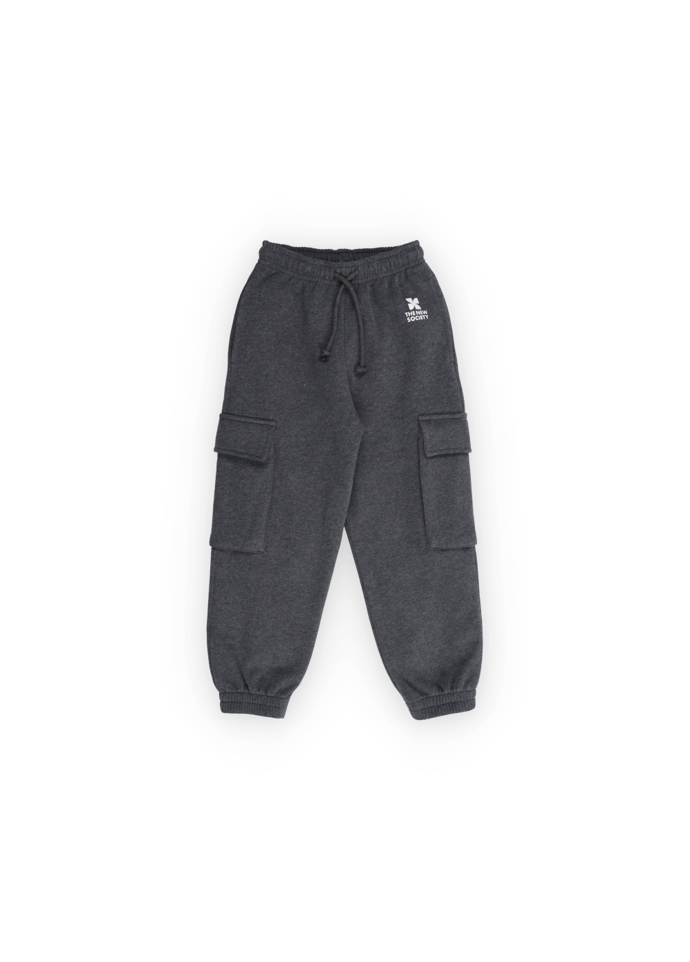 The New Society Logo Cargo Jogging Galastic Gray Melange