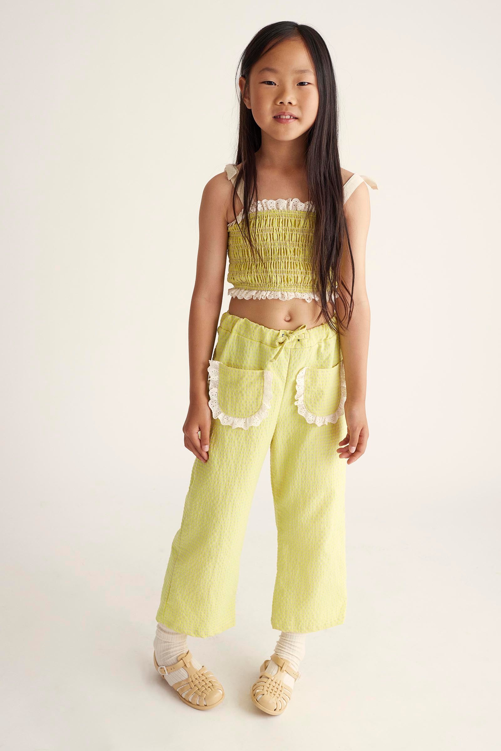 My Little Cozmo Neon-Yellow Broek Girls