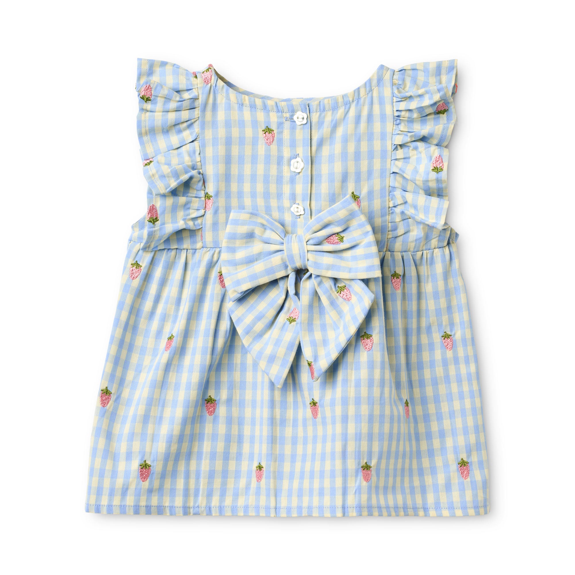 Flöss Mille Baby Set Sky Berry Gingham