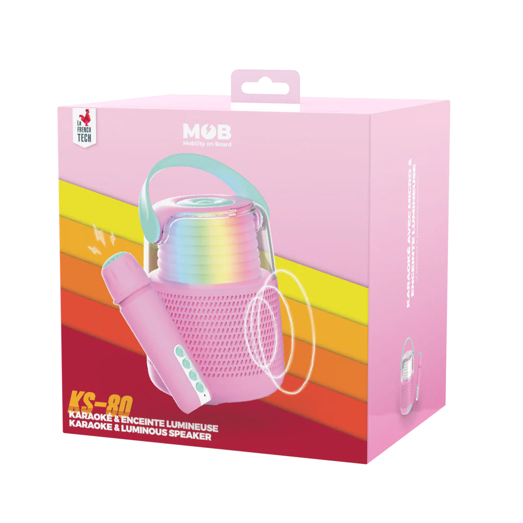 Mob Karaoke set pink