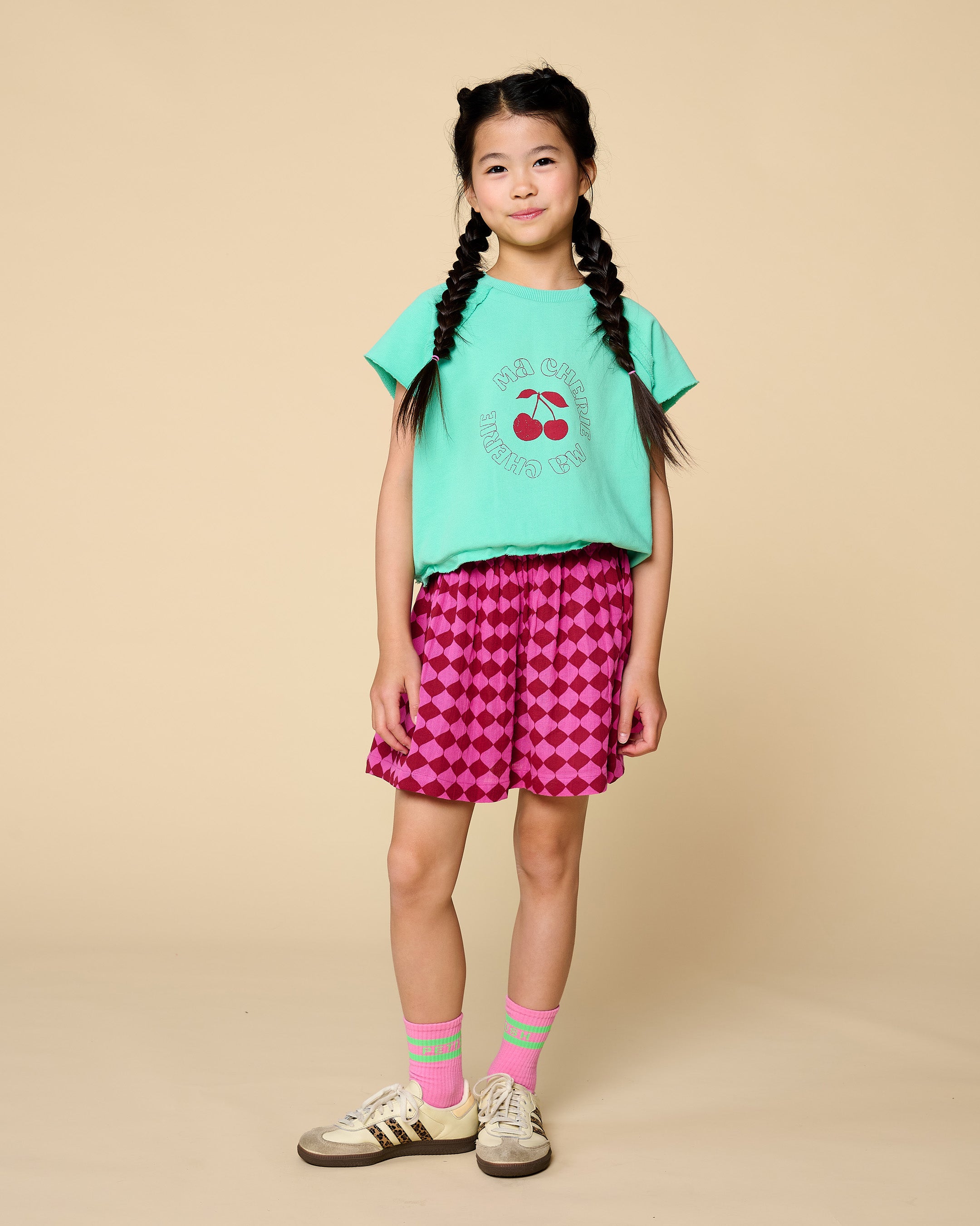 Petit Blush Mini Smock Skirt
