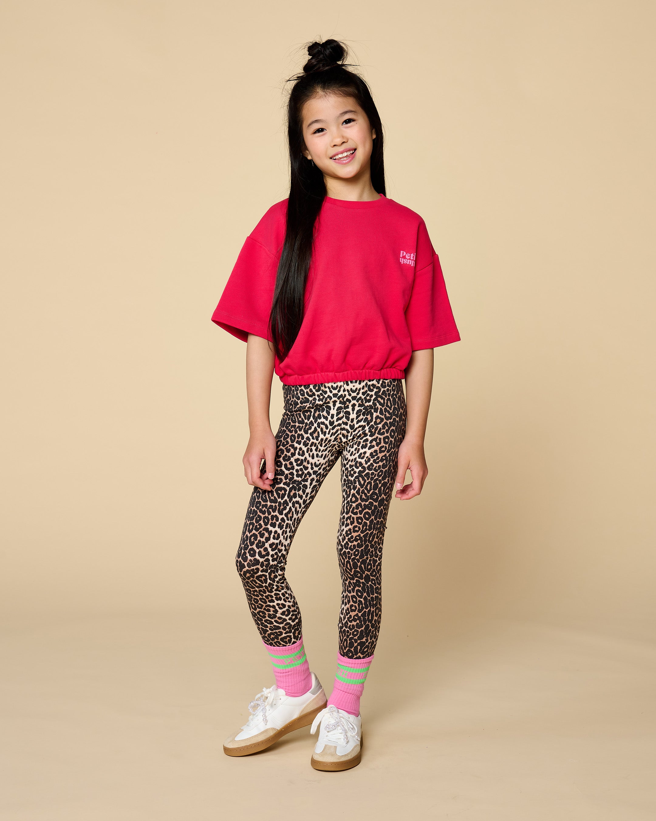 Petit Blush Lola Legging Leopard AOP
