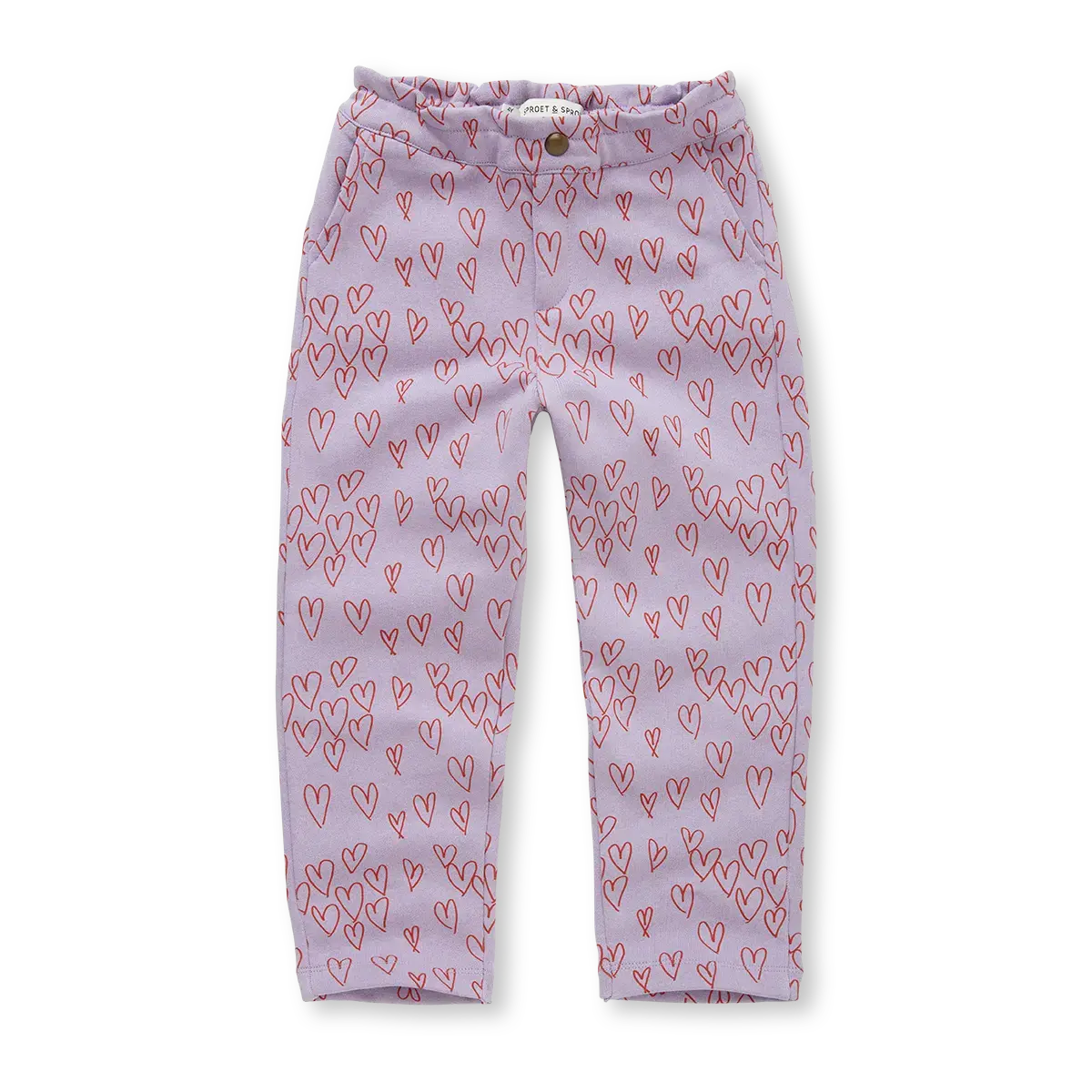 Sproet & Sprout Paperbag Pants Heart Print