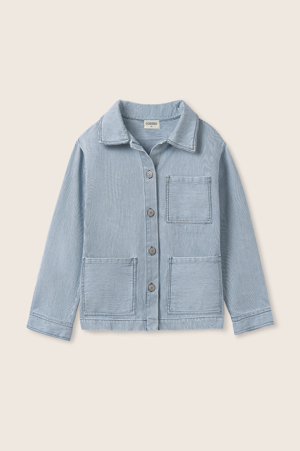 My Little Cozmo Ridge Striped Denim Jacket/Blouse