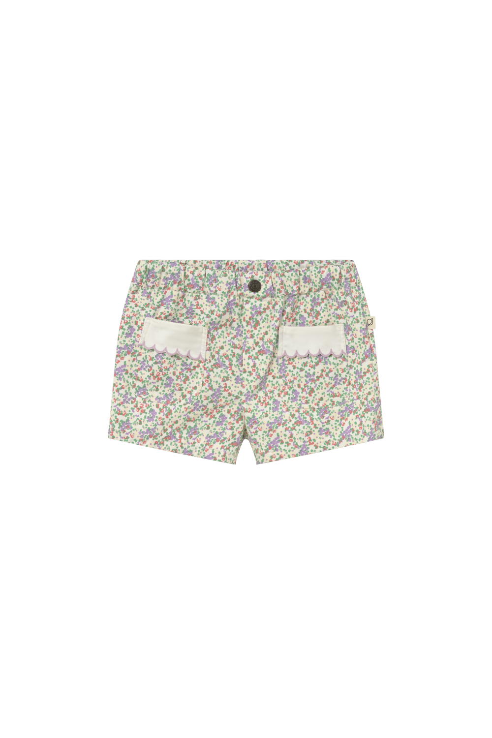 My Little Cozmo Rose Floral Twill Cotton Short