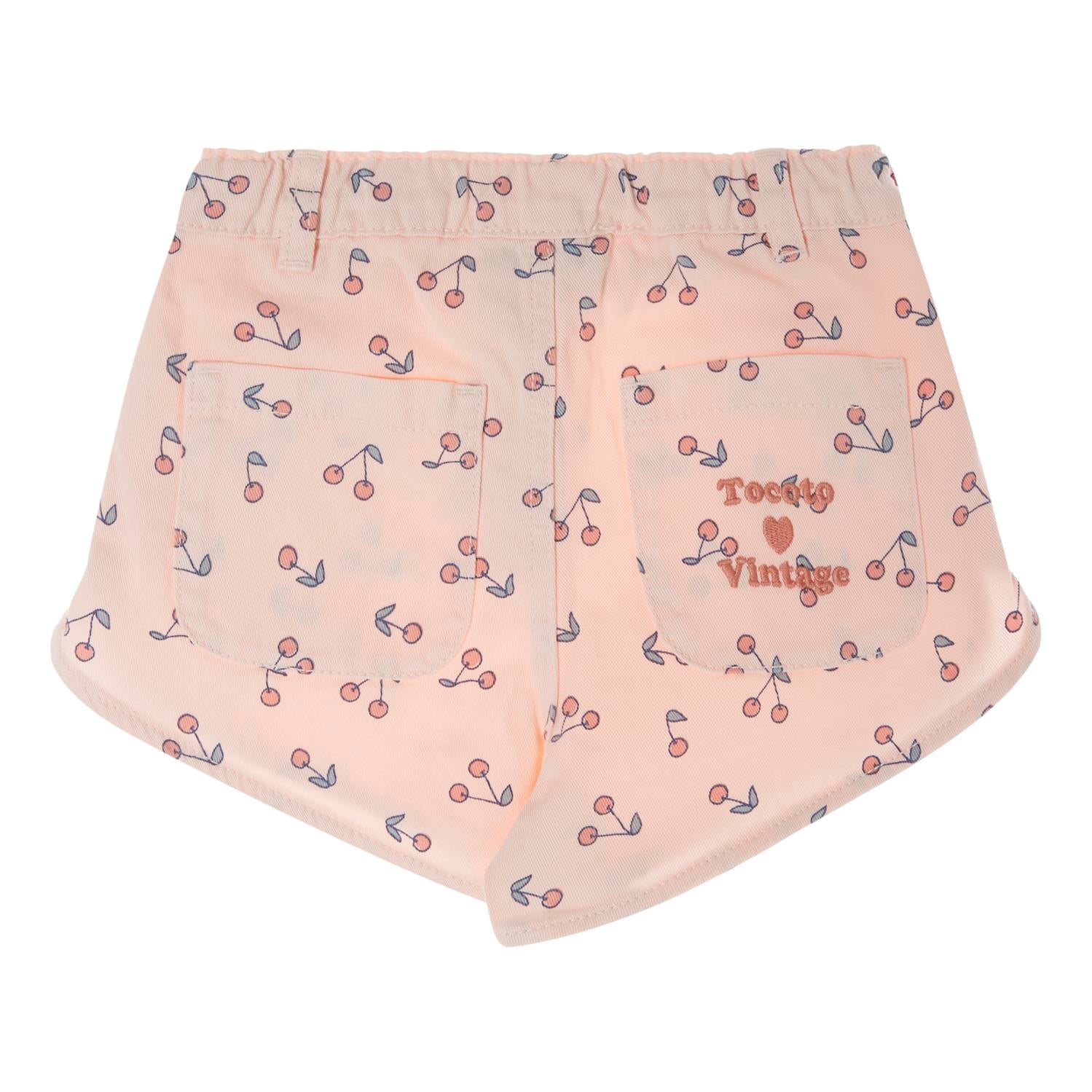 Tocoto Vintage Cherries Meisjes Short met Print