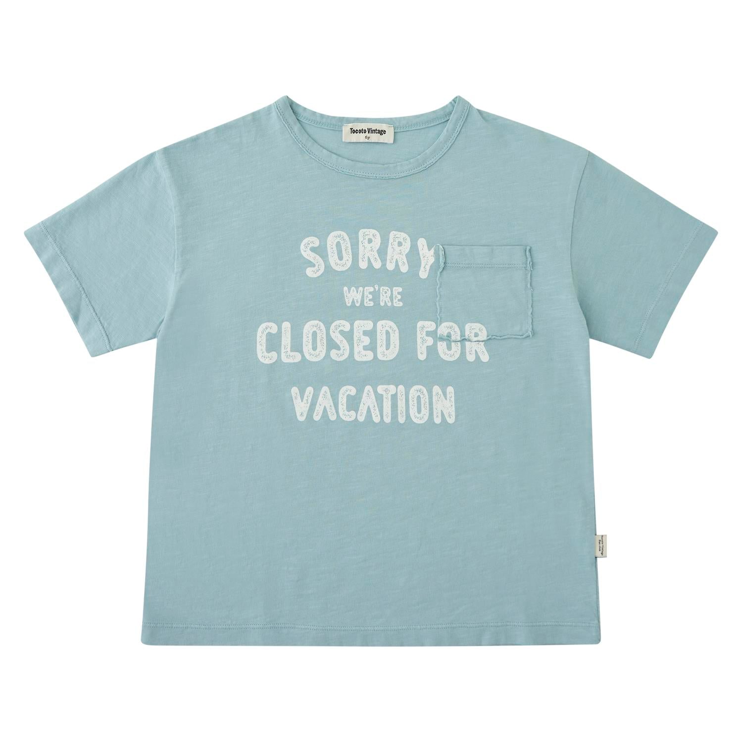 Tocoto Vintage "Sorry We're Closed For Vacation" T-shirt Boys