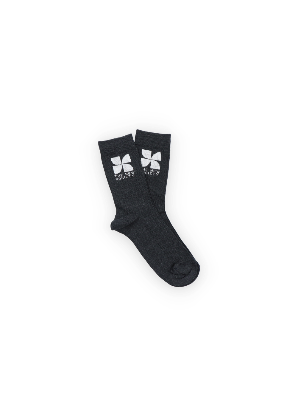 The New Society Socks Galactic Gray Melange