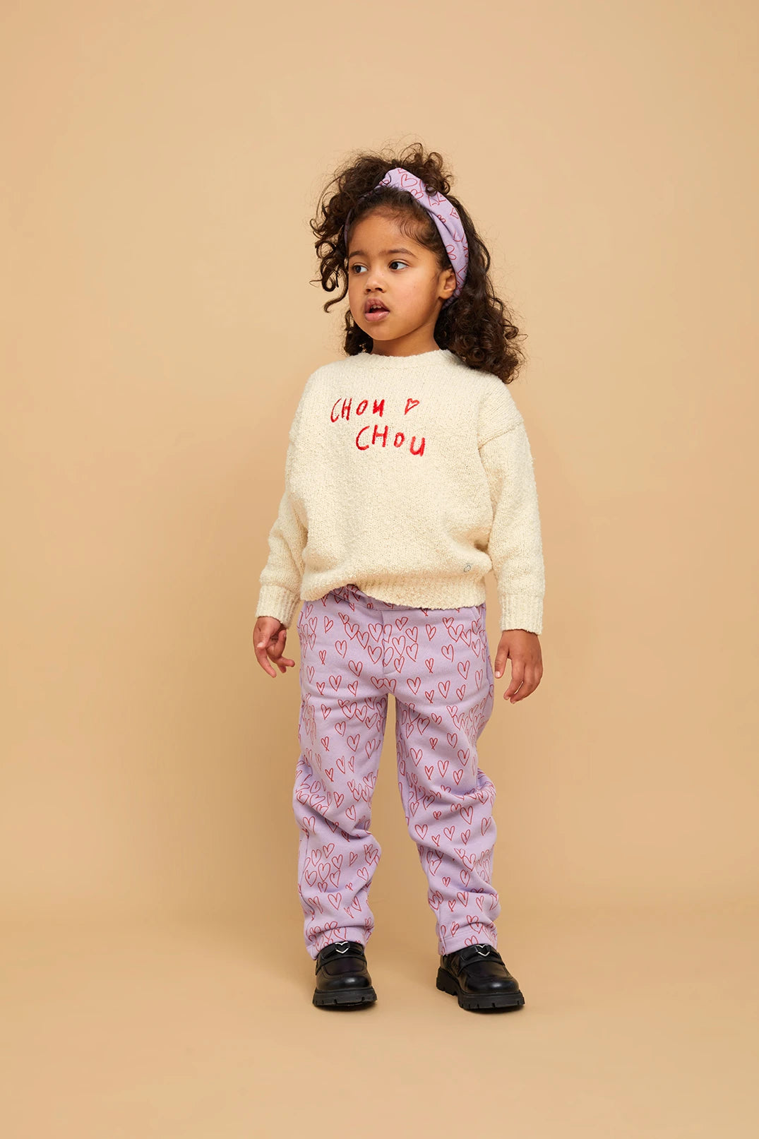 Sproet & Sprout Paperbag Pants Heart Print