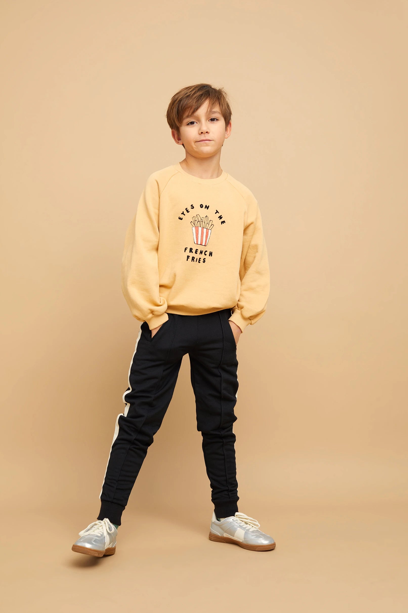 SREET & SPRUT Track Pants Black Boys