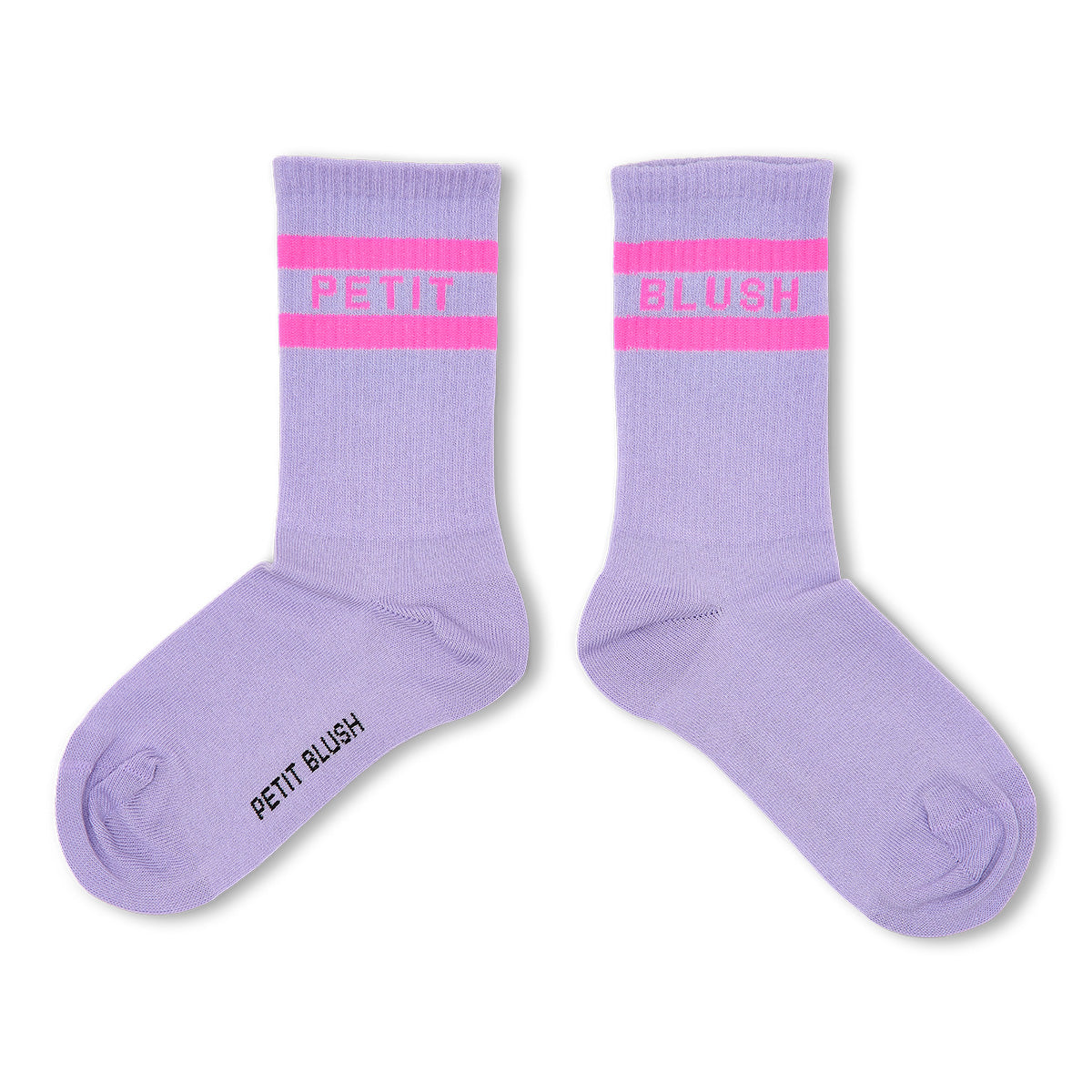 Petit Blush Sport Socks Violet/Neon Pink