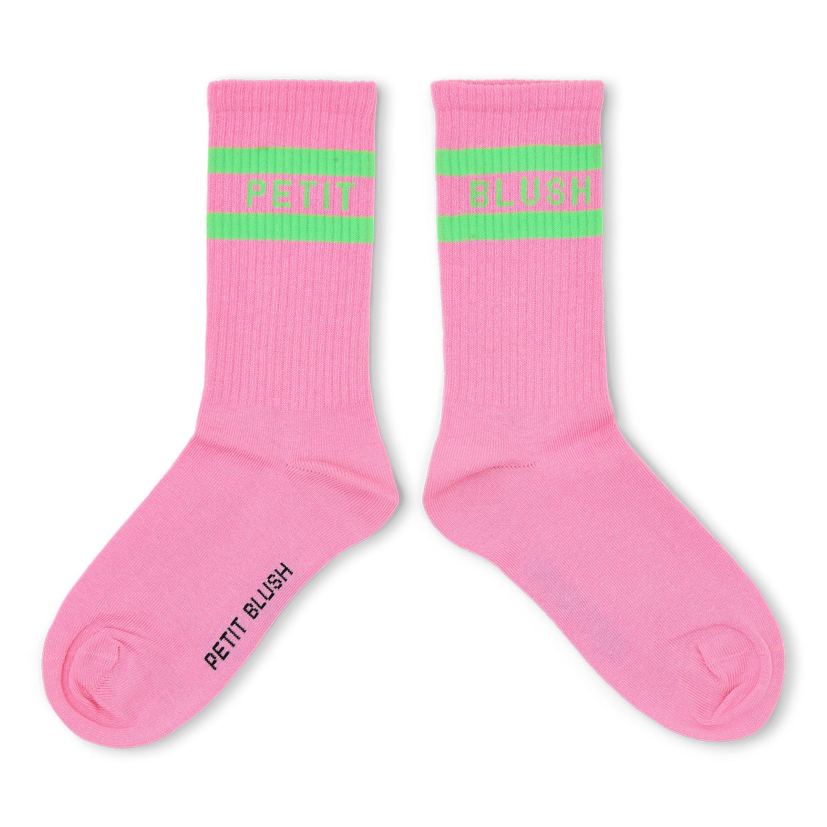 Petit Blush Sport Socks Lemonade/ Neon Green