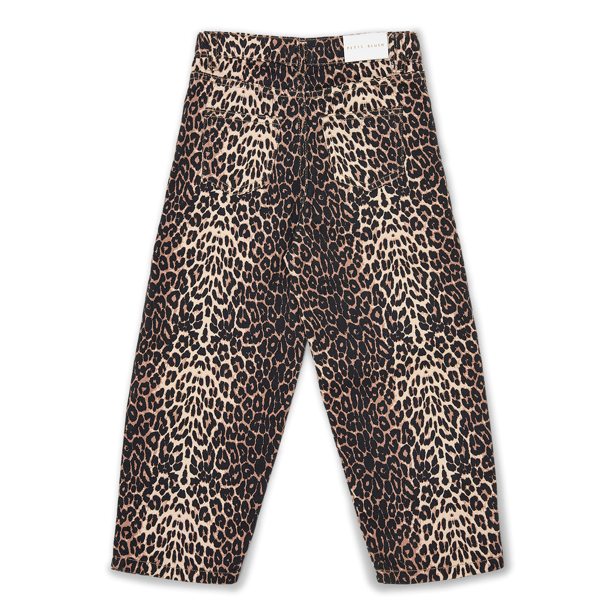 Petit Blush Ballon Fit Jeans Leopard AOP