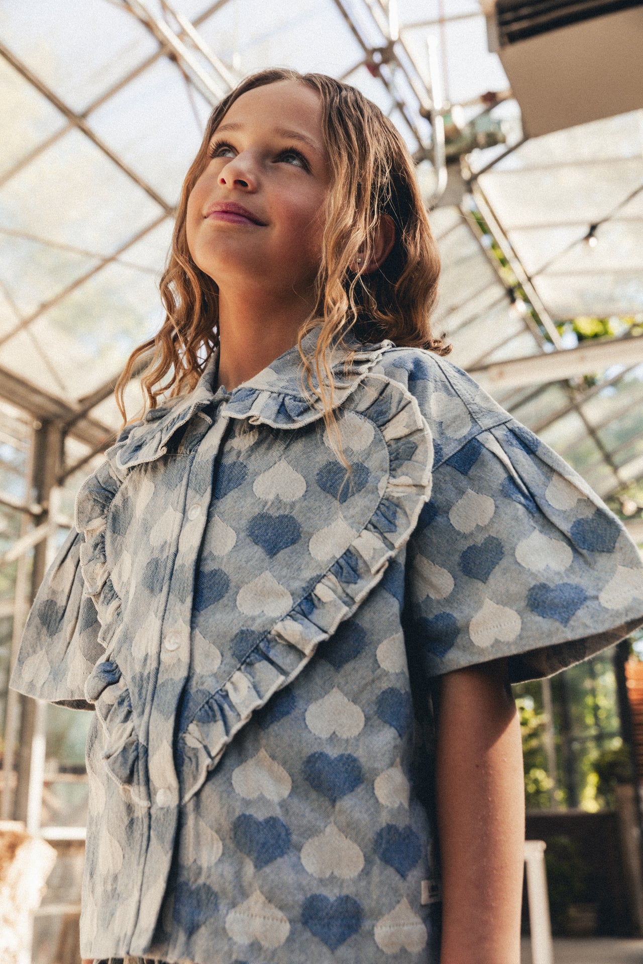 Labo De Colores Laila Blouse Blue Denim Light