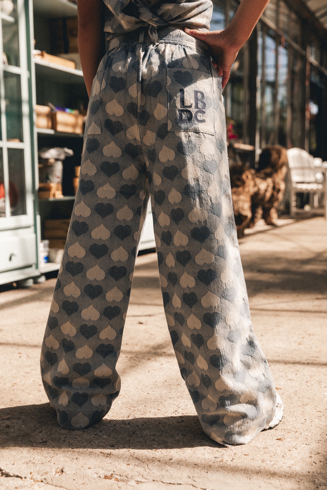 Labo De Colores Luus Broek Blue Denim Light