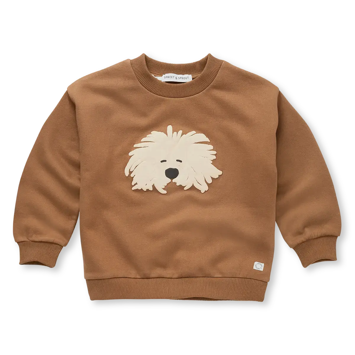 Sprout & Sprout Sweatshirt Mustache Dog Boys