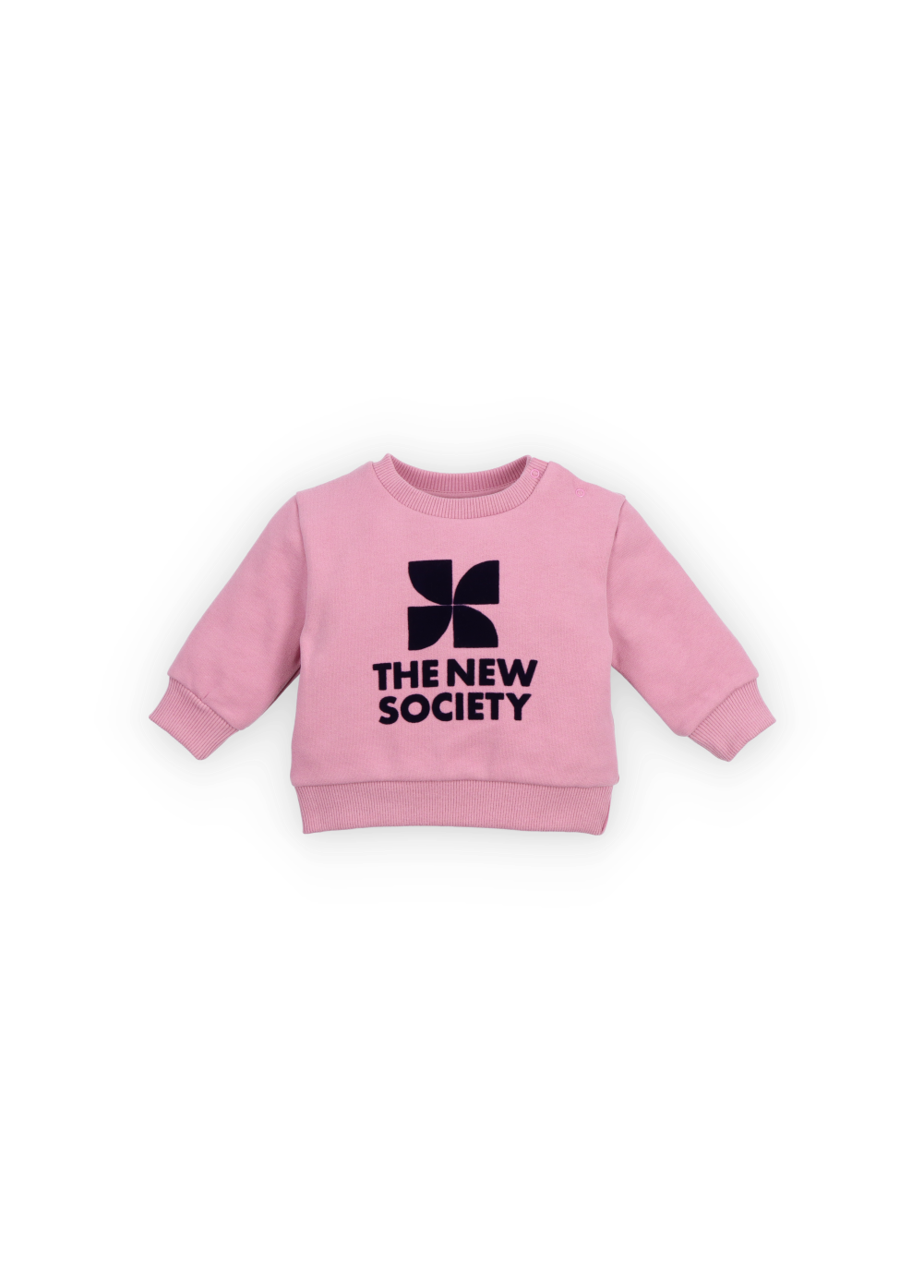 The New Society Logo Sweatshirt Dream Blush Baby