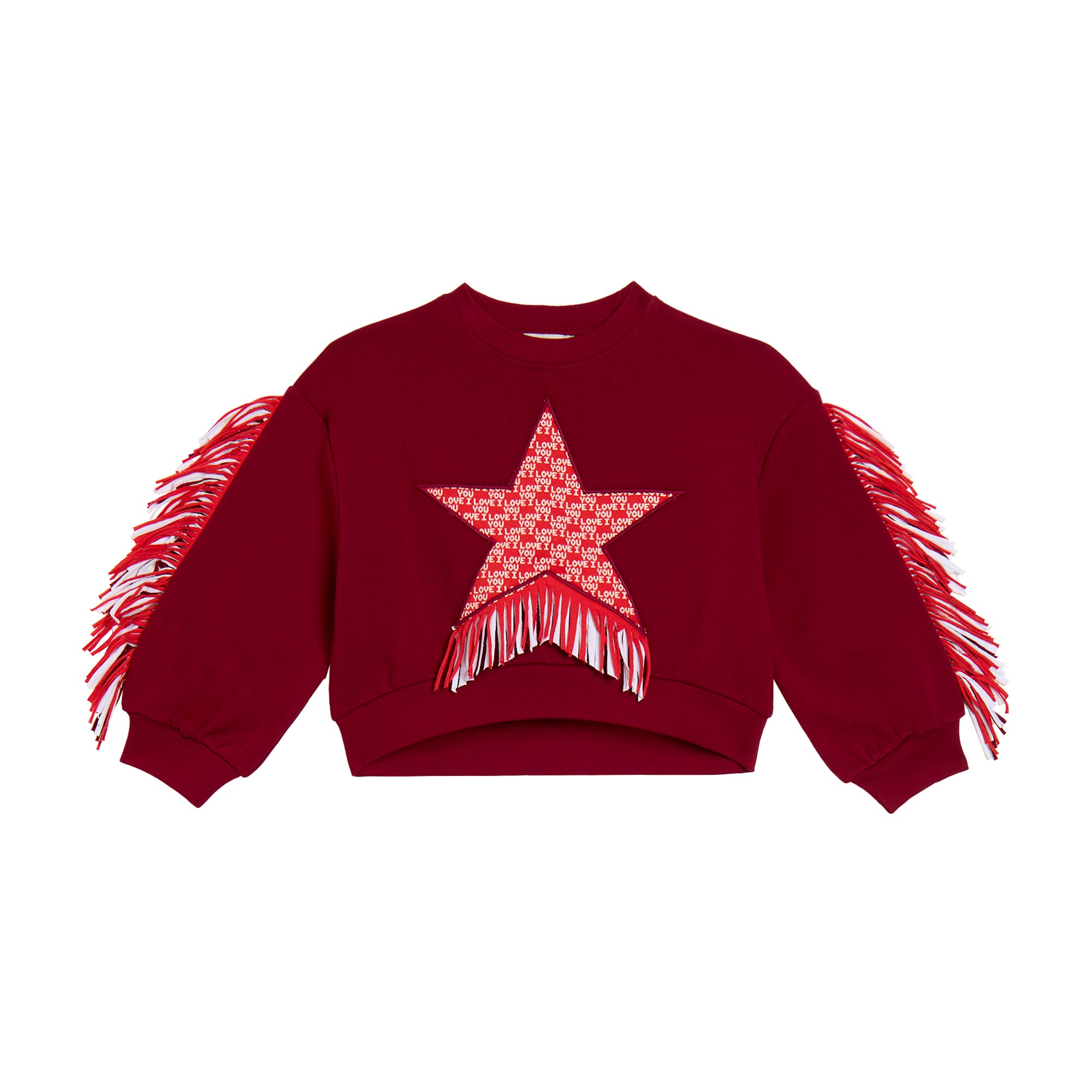 Stella McCartney Sweatshirt Maroon Star