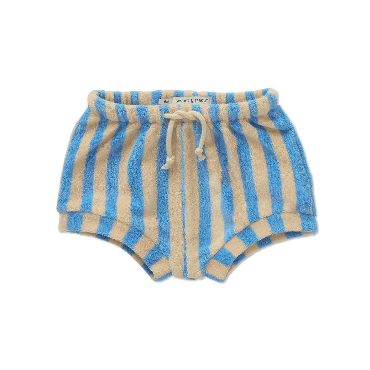 Sproet & Sprout Terry Baby Shorts Strips Unisex