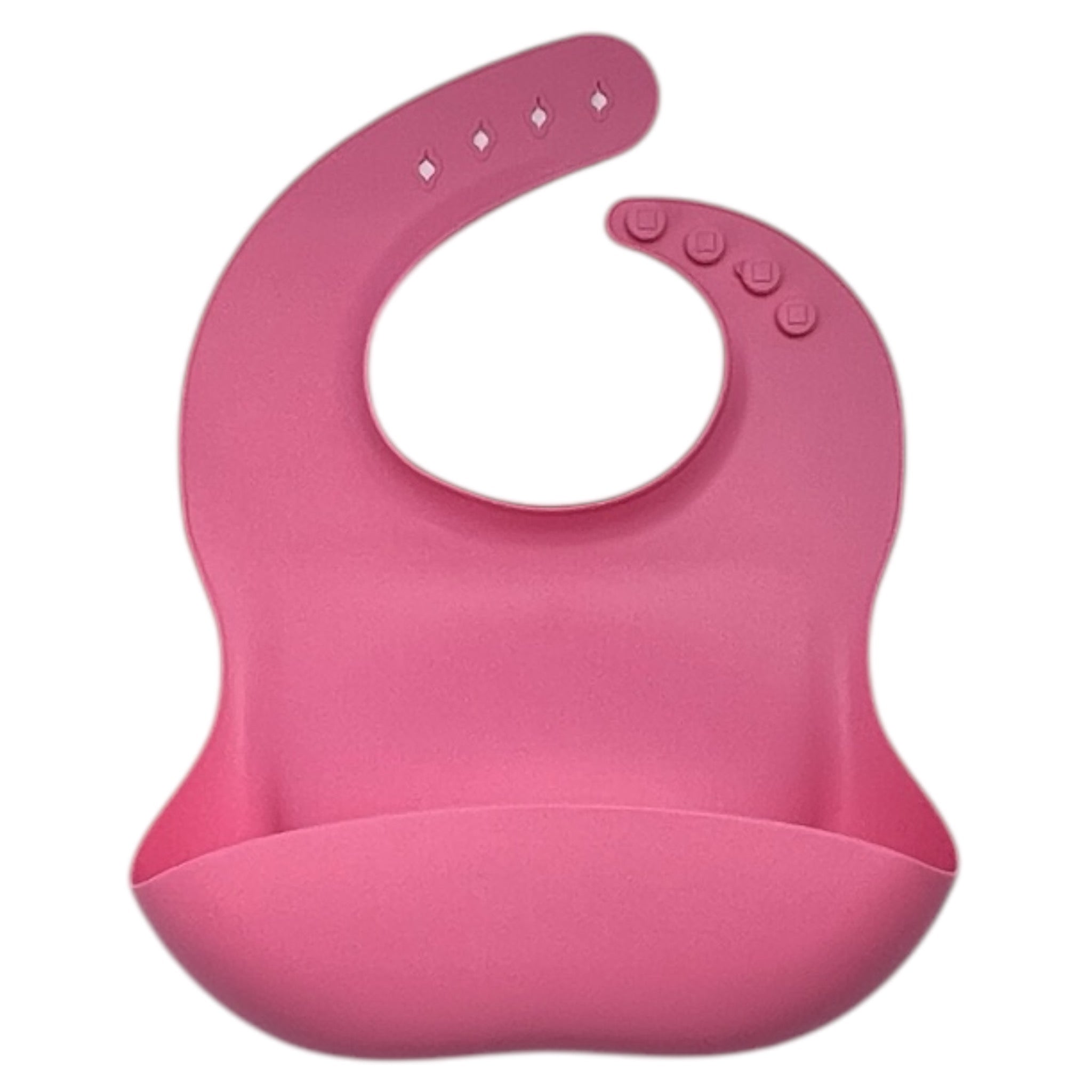 TRESS SILICONE BIB BUBBLY PINK