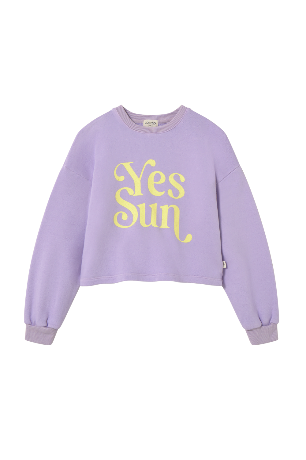 My Little Cozmo Vegak Lavender Print Puffed Sweatshirt