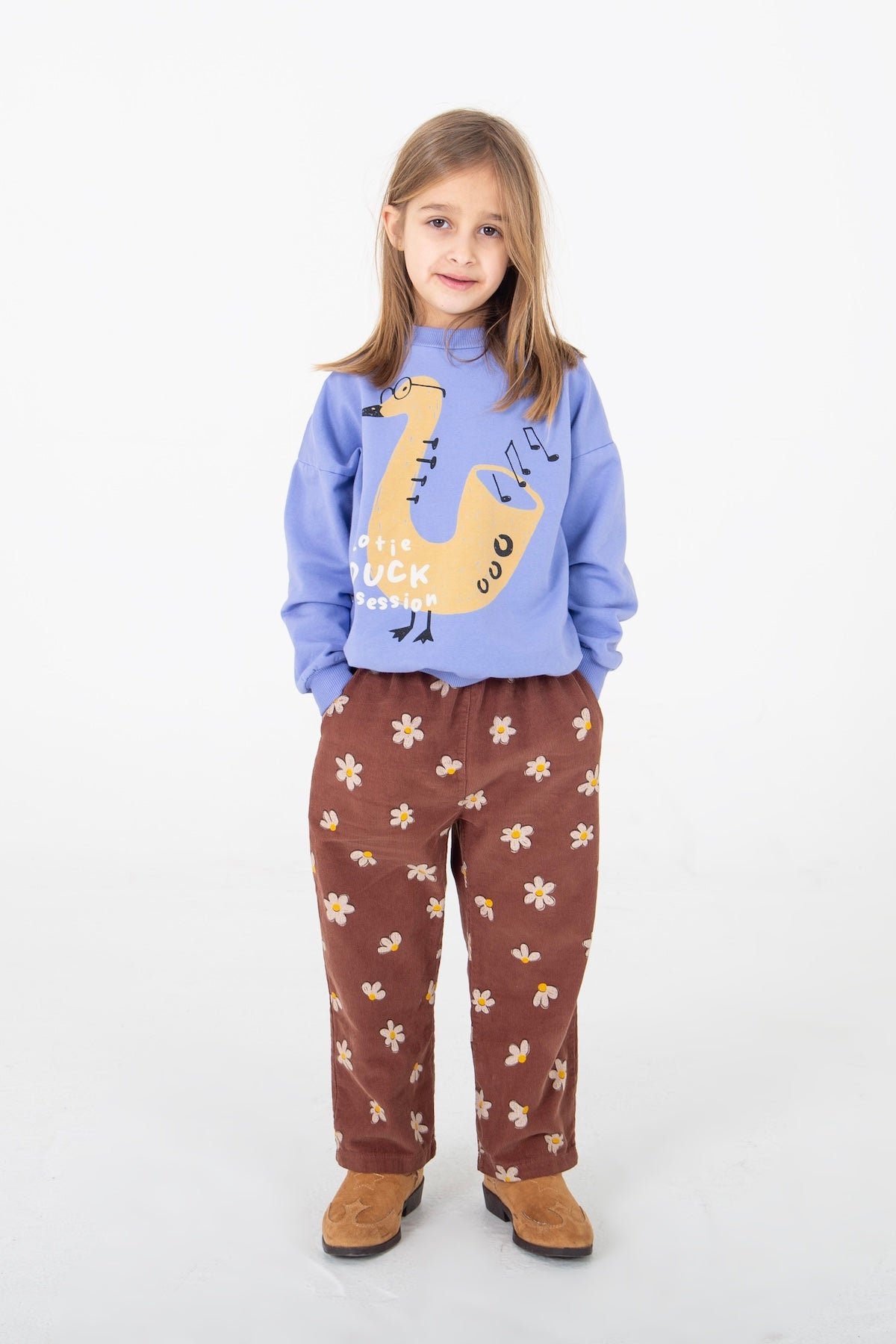 Lötiekids Sweatshirt Duck Session Lavender