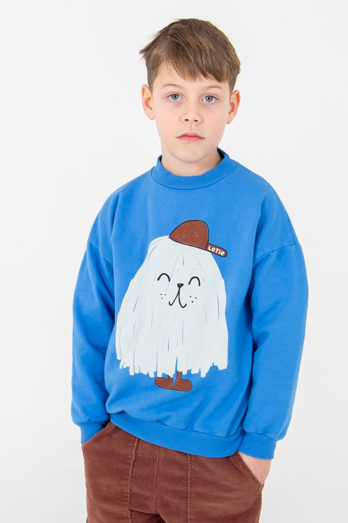 Lötiekids Good Monster Sweatshirt Cobalt Blue