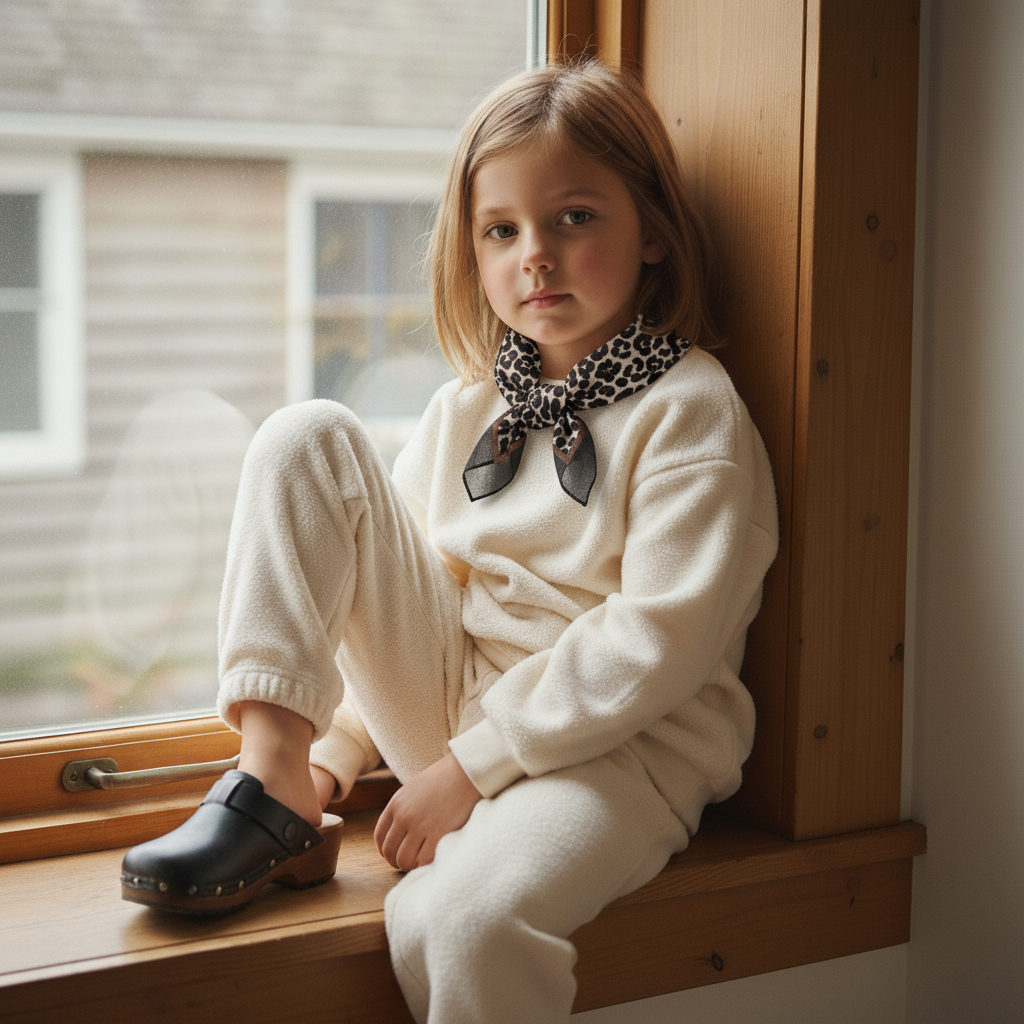 Maja Kids Yves Scarf Leopard