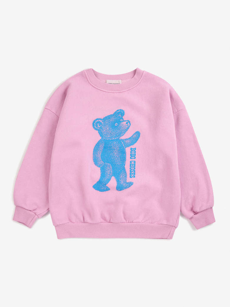 Bobo Choses Softpaw Monster Sweatshirt Roze