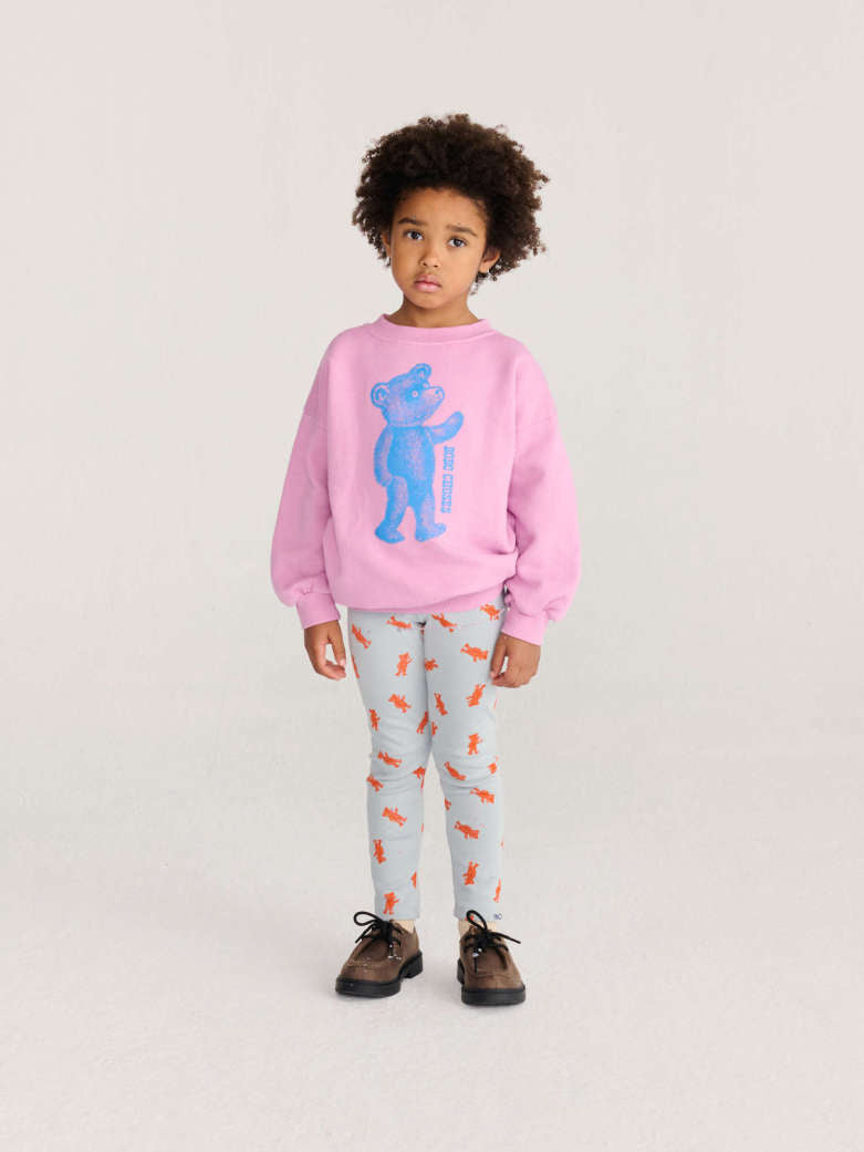 Bobo Choses Softpaw Monster Sweatshirt Roze