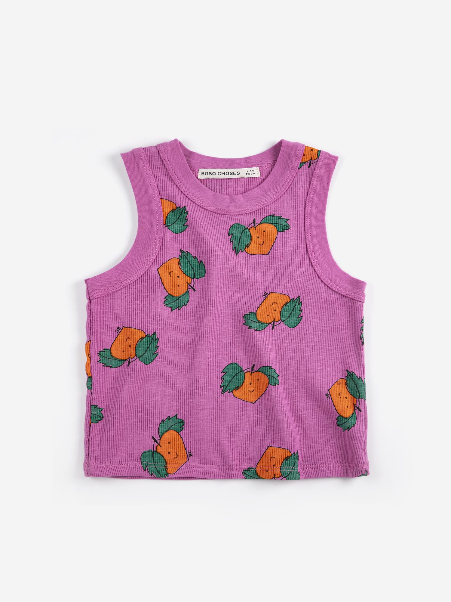 Bobo Choses Tangerine All Over Tank Top