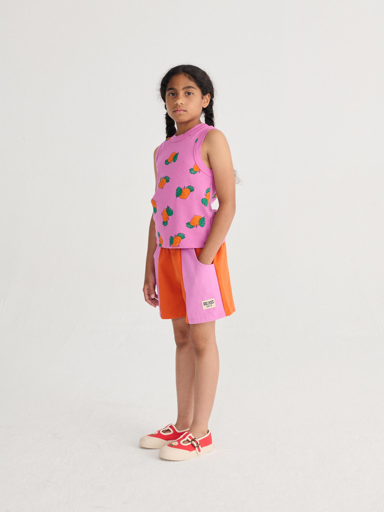 Bobo Choses Tangerine All Over Tank Top