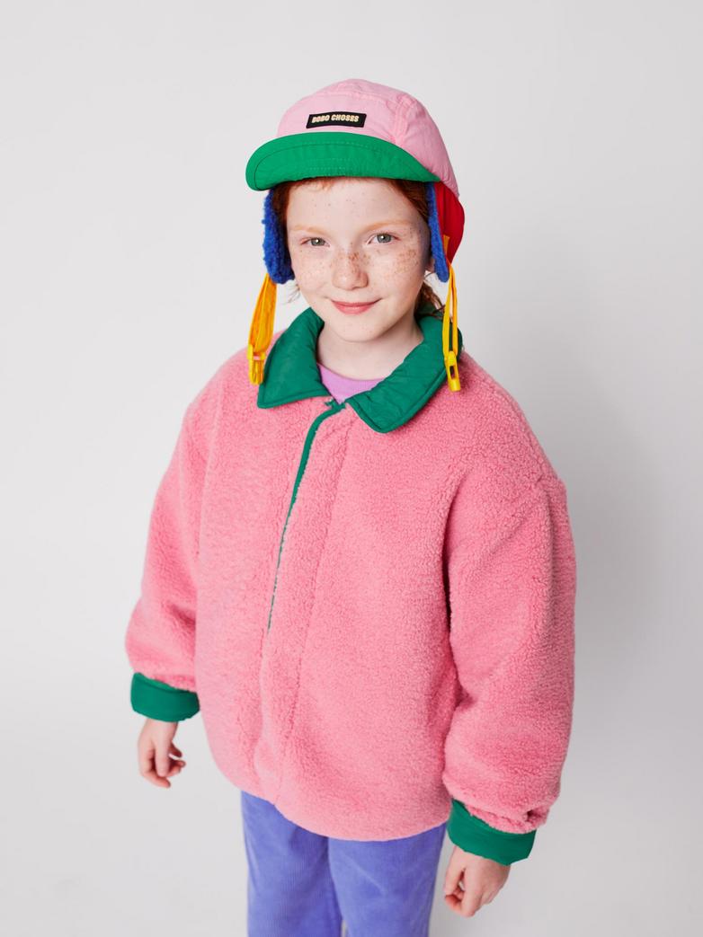 Bobo Choses Clover Reversible Sheepskin Jacket Girl