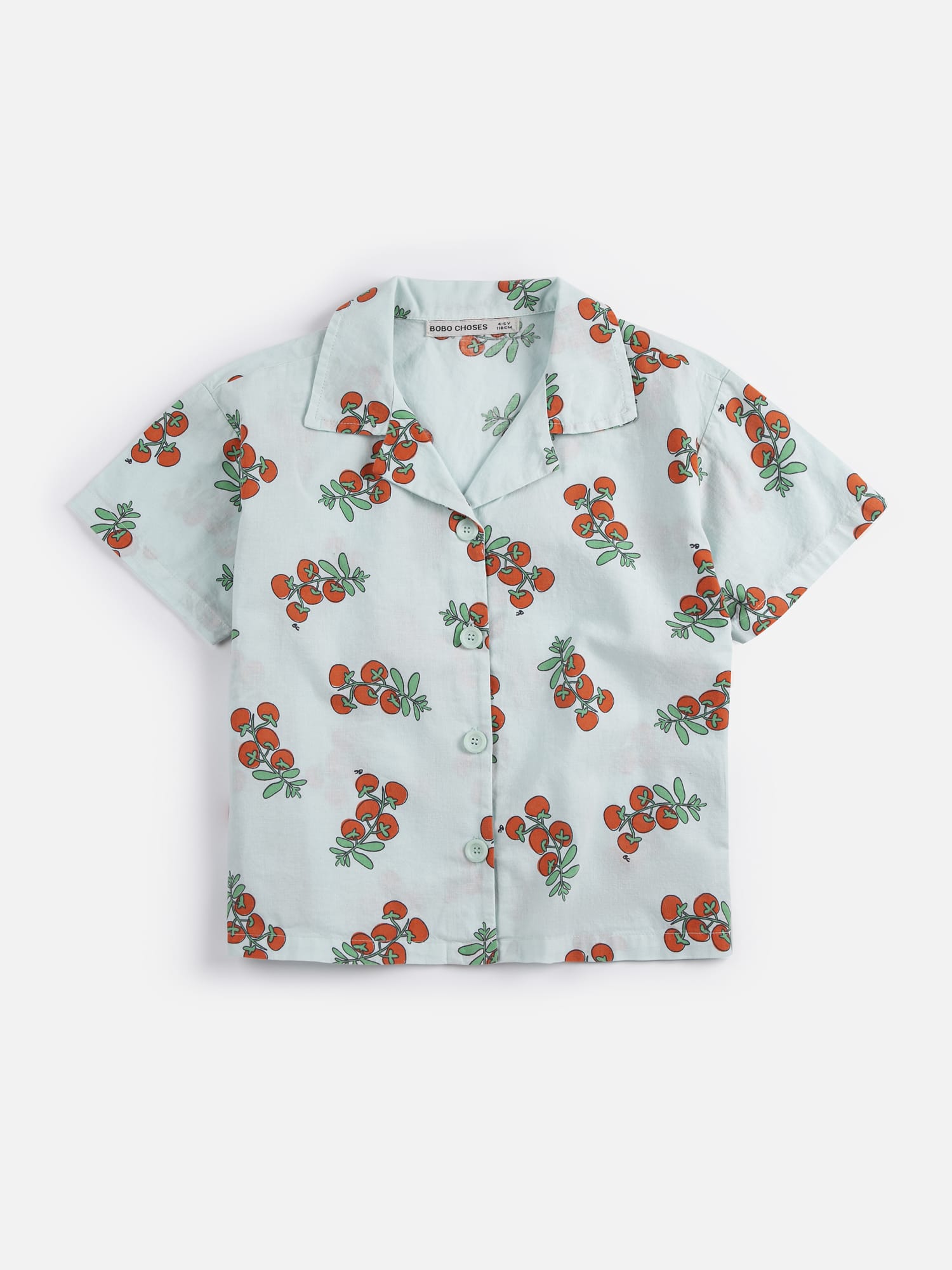 Bobo Choses Juicy Tomatoes All Over Woven Shirt