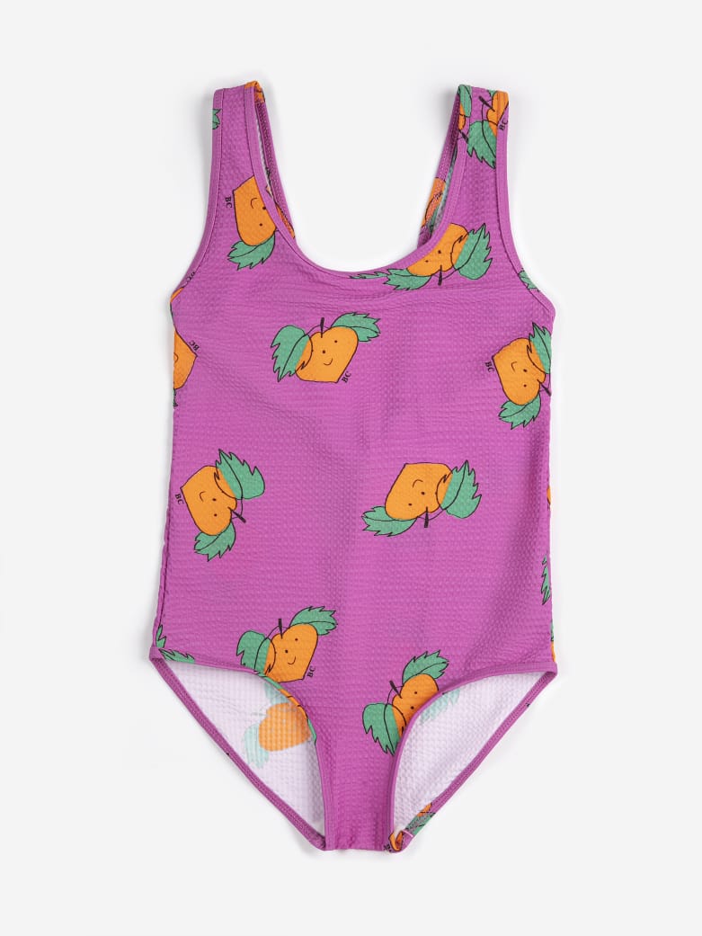 Bobo Choses Tangerine All Over Swimsuit