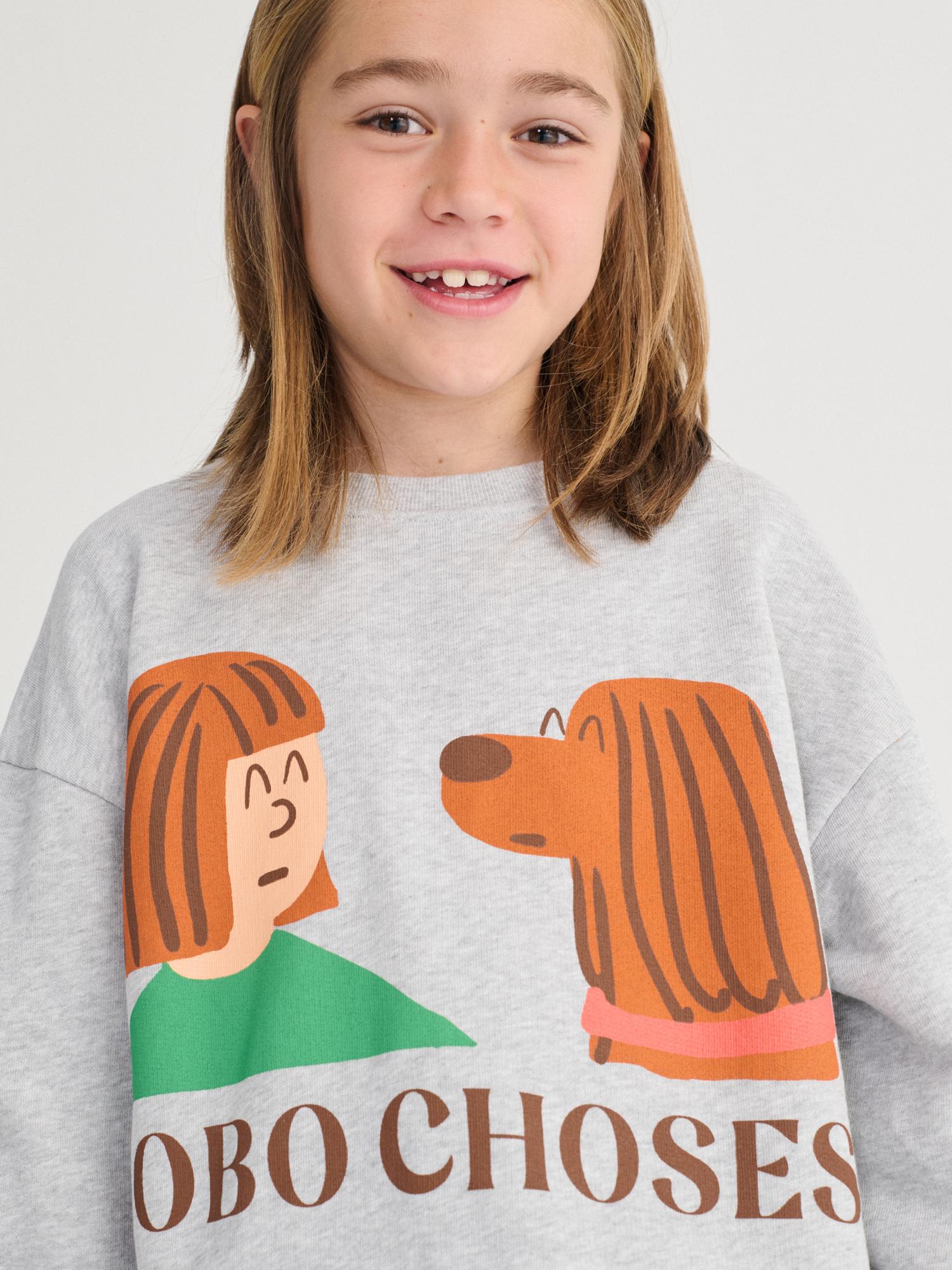 Bobo Choses Friends In A Pickle Sweatshirt