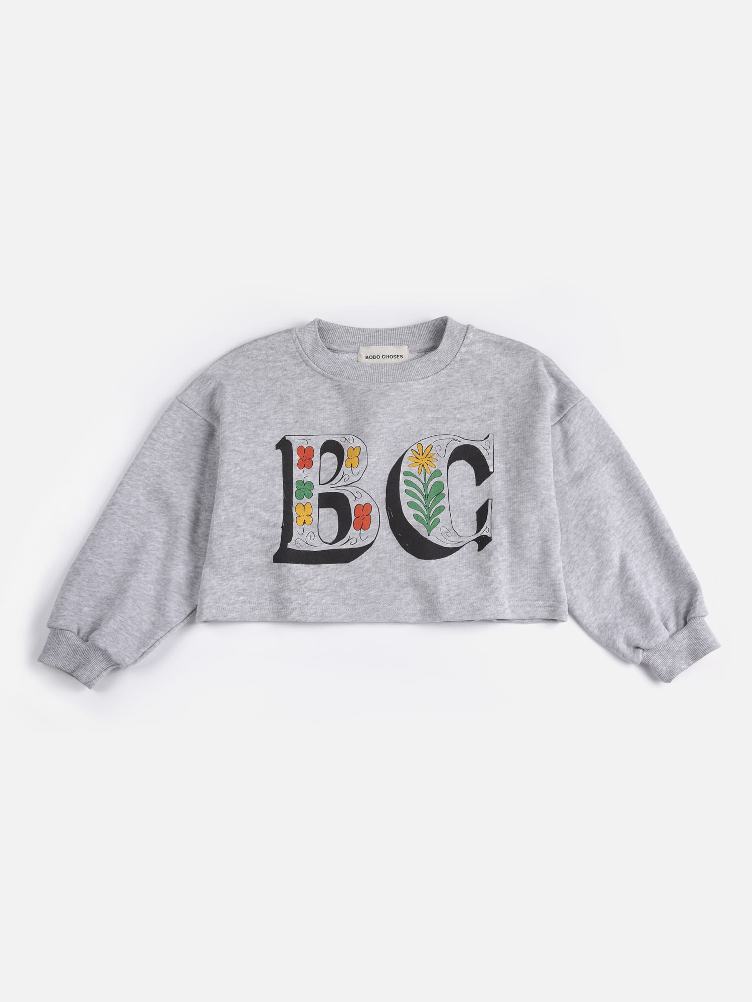 Bobo choses Spring Letters Cropped Sweatshirt