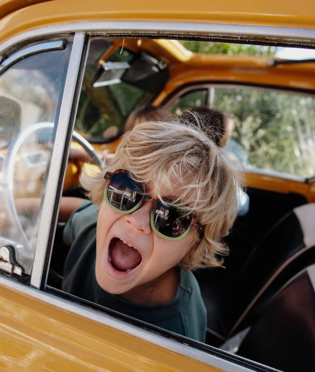 Hello Hossy Koody Craky Khaki Sunglasses