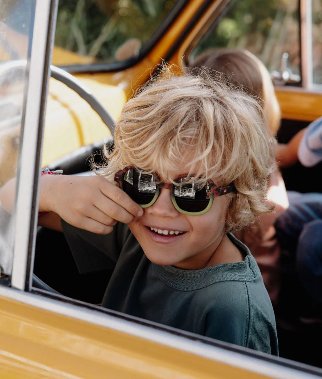 Hello Hossy Koody Craky Khaki Sunglasses