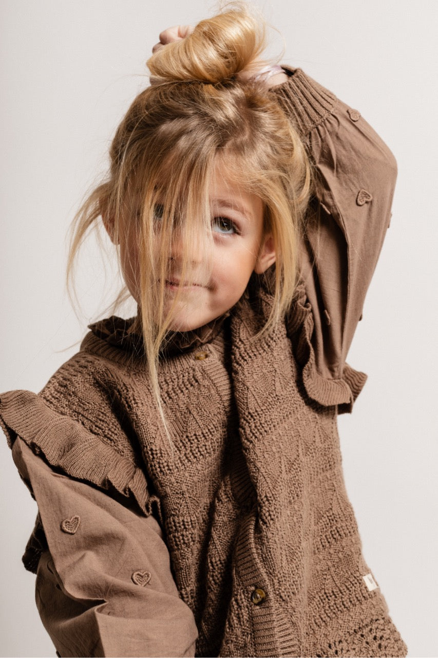 Baje Studio Morgins Brown Cacao vest