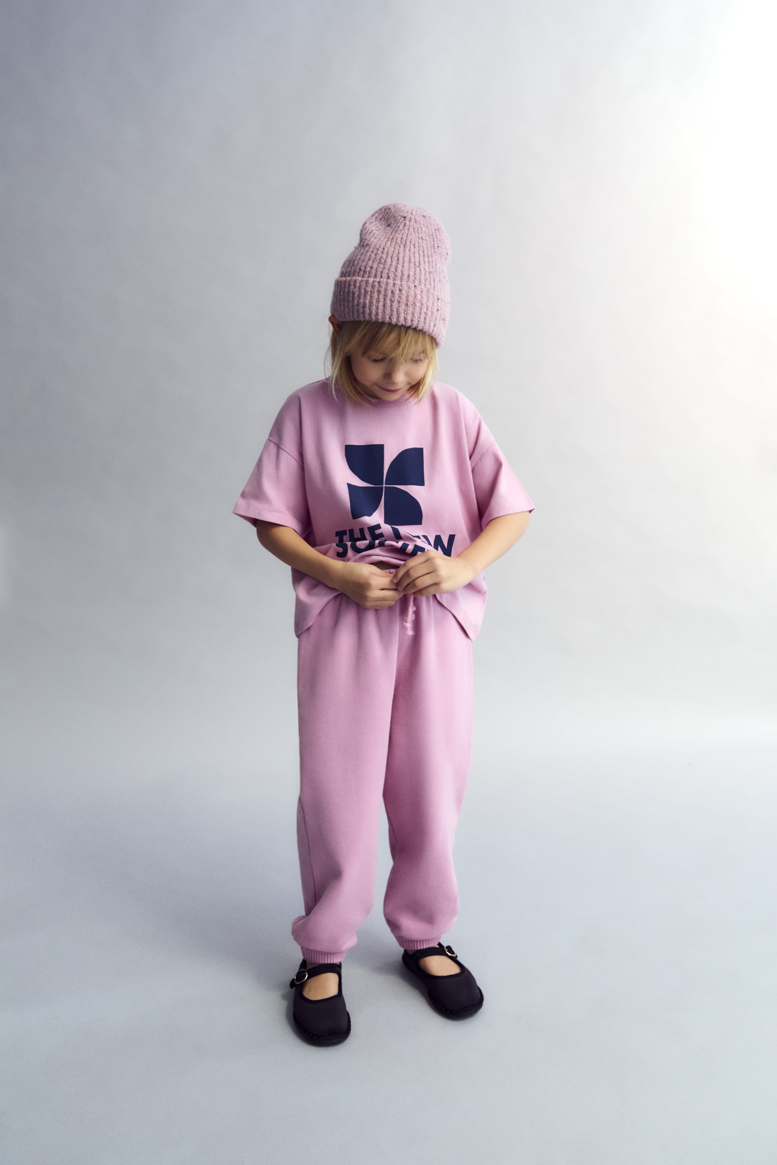 The New Society Logo T-shirt Dream Blush