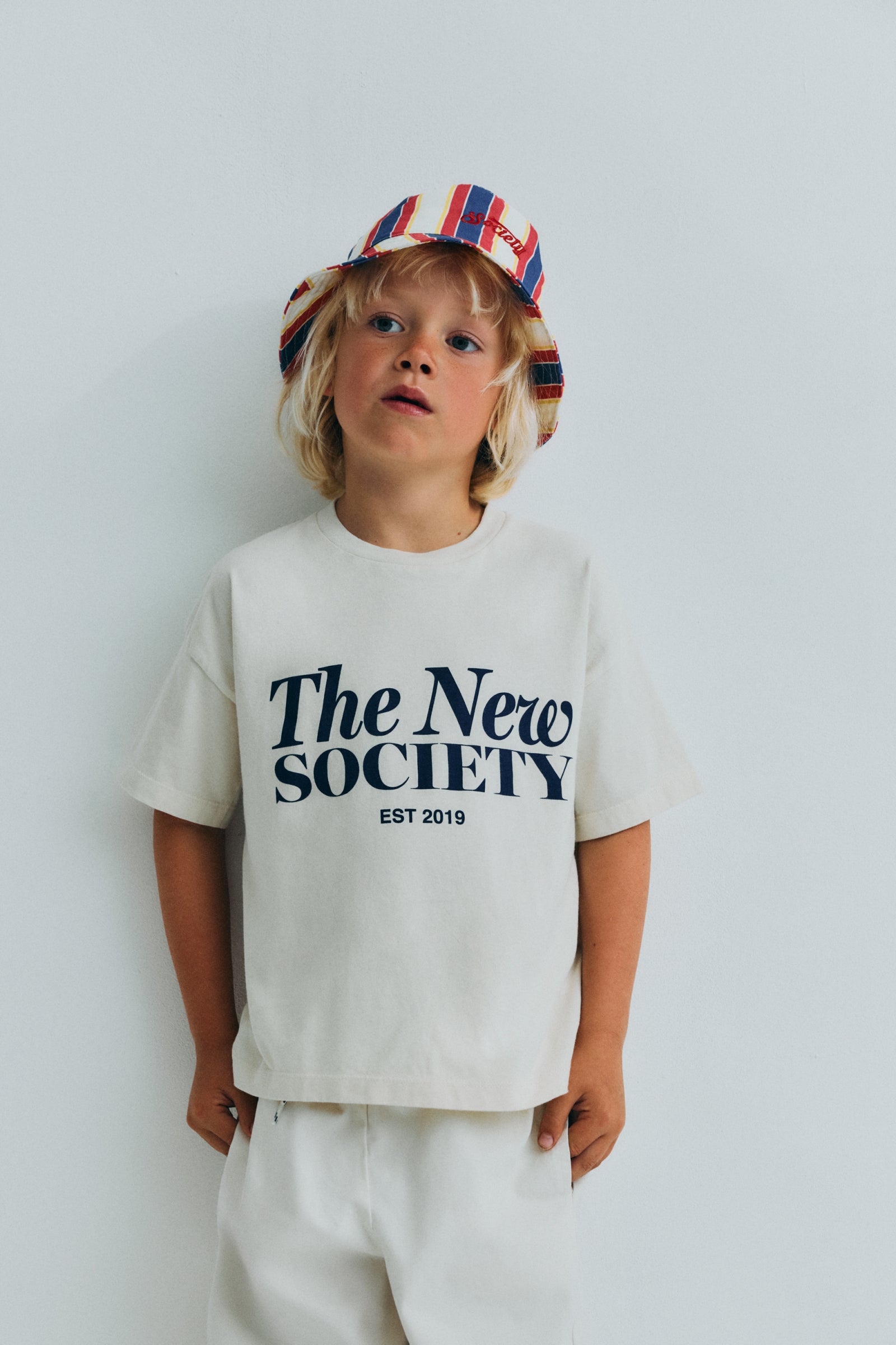 The New Society Bonsai T-shirt Ecru