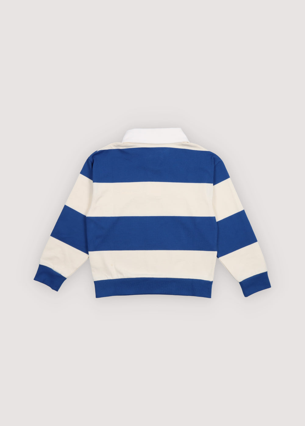 The New Society Brezo Polo Deep Sea Blue Stripes