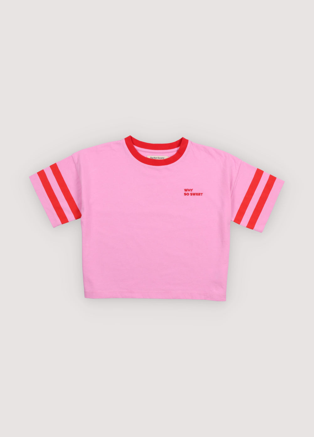 The New Society Canna T-shirt Pink Lavander