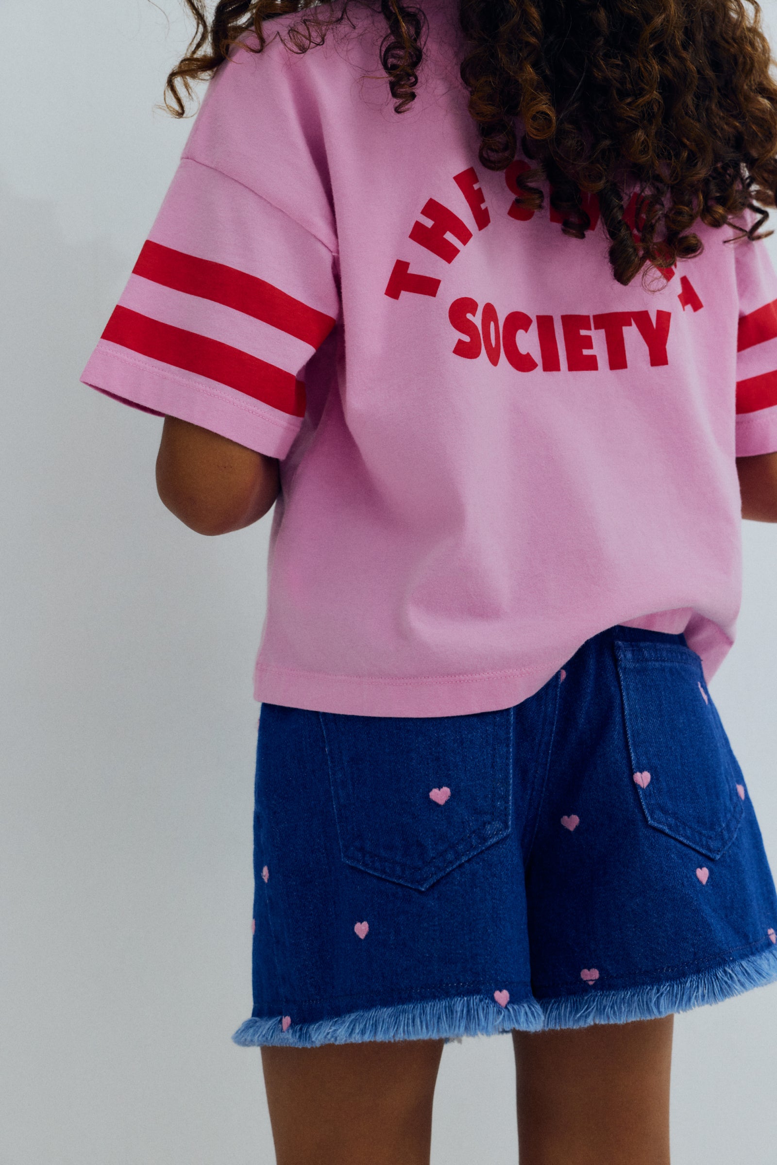 The New Society Canna T-shirt Pink Lavander