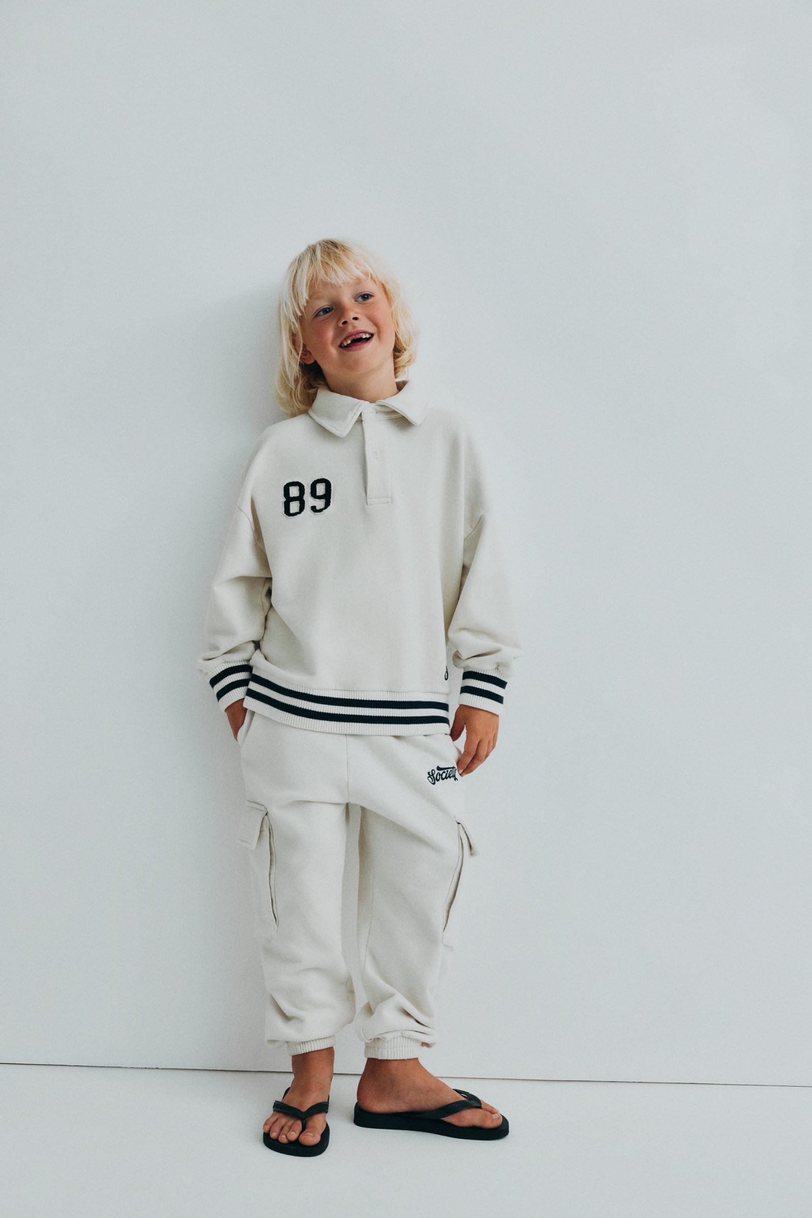 The New Society Finnia Polo Ecru